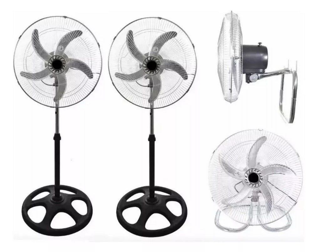 Pack 2 ventiladores Metalico 18" 3 en 1